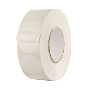 Bollini adesivi, forte, perforato su un lato 50 mm | 2.500 STK