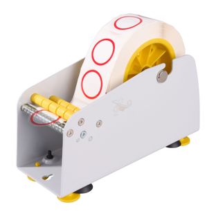 Dispenser manuale da muro e da tavolo per etichette, fino a 75 mm di larghezza rotolo 