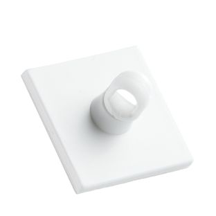 Bottoni adesivi con occhiello 30 x 30 mm  | bianco 