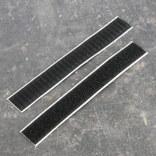 Striscia a strappo, autoadesivo, asola + uncino accoppiati null | 20 x 150 mm