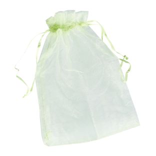 Sacchetti di organza con chiusura a nastro in raso null | 150 x 200 mm