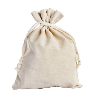 Sacchetti aspetto lino, lato stretto aperto, colore naturale, confezione da 3 unità, 220 x 300 mm 