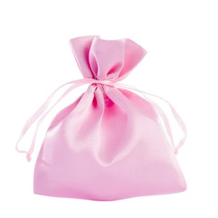 Sacchetti di raso 80 x 100 mm  | rosa chiaro 