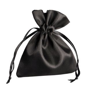 Sacchetti di raso 80 x 100 mm  | nero 