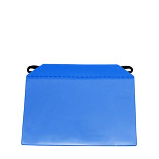 Tasche di contrassegno per contenitori in filo metallico, con ganci per appendere e strisce magnetiche formato orizzontale | A5