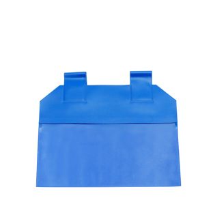 Buste portadocumenti per contenitori in filo metallico, con linguetta e chiusura magnetica formato orizzontale | A6