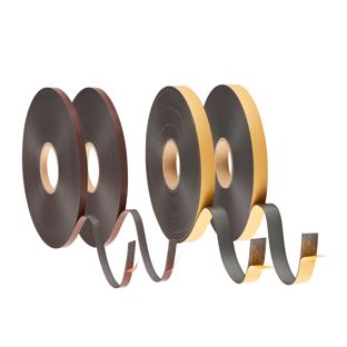 Nastro magnetico con controparte, autoadesivo 