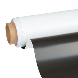 Foglio di ferro, bianco, 0,5 mm di spessore, 1.000 mm di larghezza 