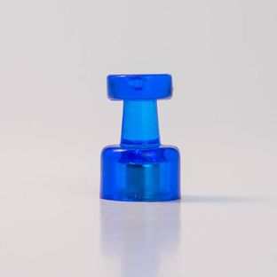 Puntine magnetiche, ø = 10 mm, 10 pezzi in set blu 
