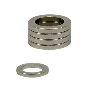 Anello magnetico al neodimio, nichelato 