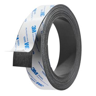 Nastro magnetico autoadesivo, forte 30 mm | 1 mm | 5 m