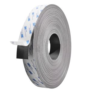 Nastro magnetico autoadesivo, forte 40 mm | 30 m | 1 mm