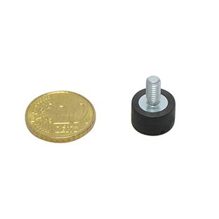 Magneti gommati con filettatura 12 mm | null | M4x8 mm