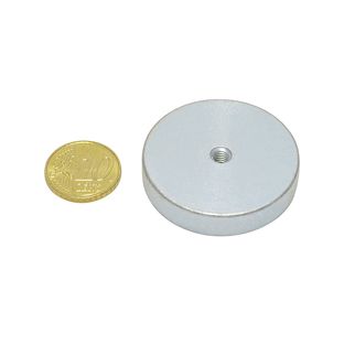 Magneti al neodimio con base con filettatura interna 40 mm