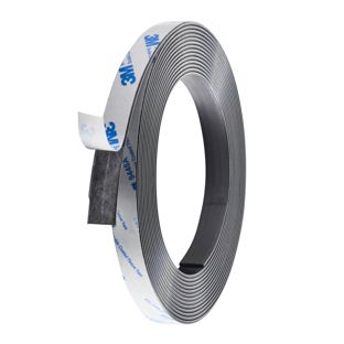 Nastro magnetico autoadesivo, forte 12.7 mm | 1.5 mm | 5 m