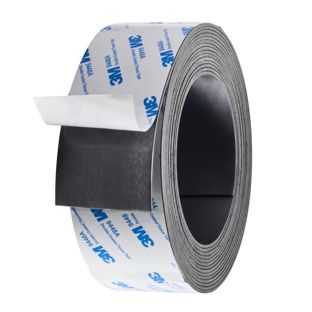Nastro magnetico autoadesivo, forte 50 mm | 5 m | 1,5 mm