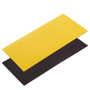 Etichette magnetiche scrivibili 100 x 200 mm  | giallo
 