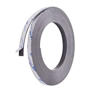 Nastro magnetico autoadesivo, forte 10 mm | 5 m | 2 mm