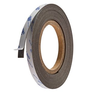 Nastro magnetico al neodimio, autoadesivo, extra forte 10 mm | 300 g/cm² | 5 m | 1,5 mm