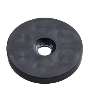 Magnete gommato con foro svasato, Ø 43 mm 