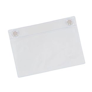 Buste magnetiche portadocumenti per formato A5, con 2 magnete al neodimio, lato largo aperto, transparente 