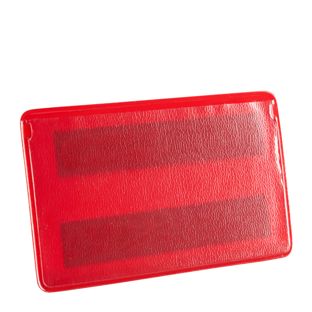 Buste magnetiche porta etichette 100 x 60 mm  | rosso 