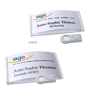 Targhette portanome EVENT magnetiche 