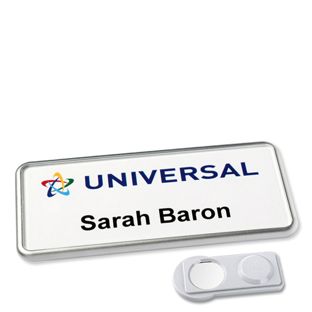 Targhette portanome Icon® con magnete 