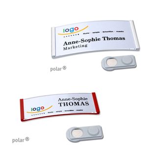 Targhette portanome polar® magnetiche 