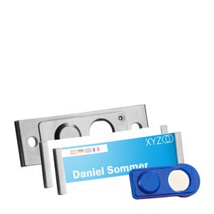 Targhette portanome FORUM magnetiche null | 63 x 22 mm