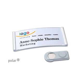 Targhette portanome polar® magnetiche Magnete smag® | null | 65 x 30 mm