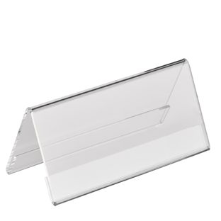 Portanome da tavolo, acrilico formato orizzontale | 120 x 55 mm
