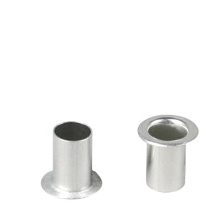 Occhielli a scatto, 50 - 80 fogli, argento 9 mm
