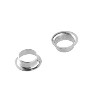Occhielli per carta n° 8E corto - 5,5mm - 2,6mm  | nichelato 