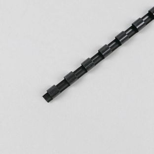 Spirali di plastica A4, tonde 6 mm | nero 