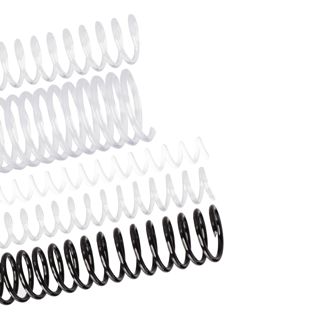 Spirali plastiche coil, A5, passo 4:1 