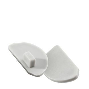 Tappi di plastica per profilo porta poster in alluminio per il coperchio destro (quando l'apertura del listello per poster è verso l'alto) 