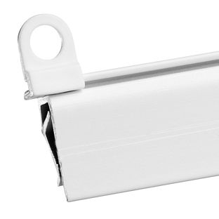 Ganci per profilo porta poster in plastica da aprire, con foro rotondo null
