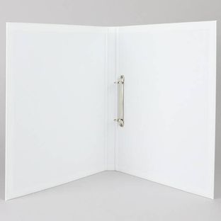 Quaderni ad anelli A4 bianco  | Meccanismo a 2 anelli rotondi   | Cartone|PP  | 16 mm