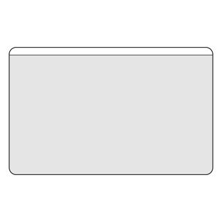 Tasche porta biglietti da visita, autoadesivo, plastica PP null | 115 x 72 mm