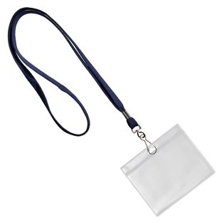 Porta badge da collo formato orizzontale | null | A7