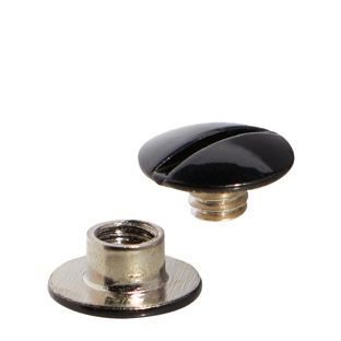 Viti sepolte, nero 2 mm