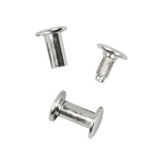 Viti sepolte con testa inseribile a pressione, nichelato 11 mm