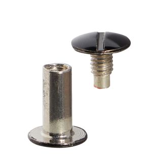 Viti sepolte, nero 10 mm