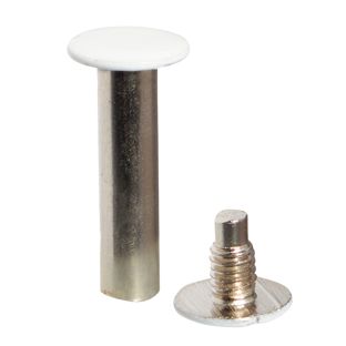 Viti sepolte, bianco 2 mm