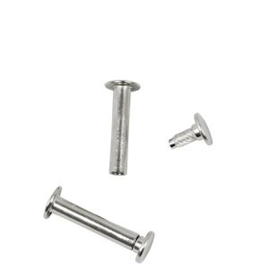 Viti sepolte con testa inseribile a pressione, nichelato 29 mm