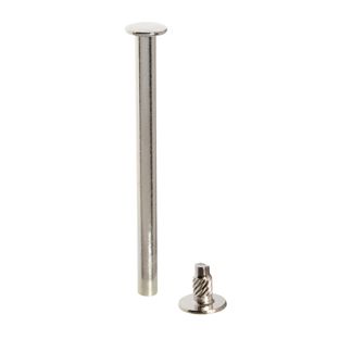 Viti sepolte con testa inseribile a pressione, nichelato 60 mm