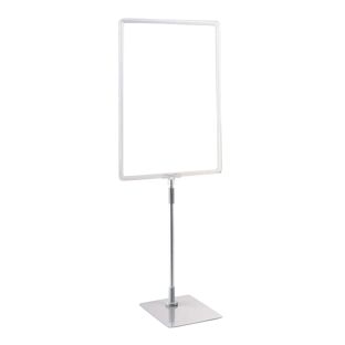 Cornice per poster con piantana telescopica (set) A3 null | null | superficie di base: grigio
