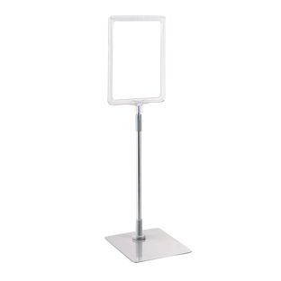 Cornice per poster con piantana telescopica (set) A5 null | null | superficie di base: grigio