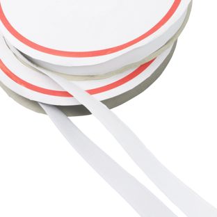 Nastro a strappo autoadesivo, set da nastro maschio + nastro femmina (25 m ciascuno) 25 mm | bianco 
